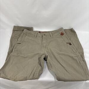 Justin Boots Cat 2 Flame Resistant FR Work Pants Size 36x36 Tan Canvas